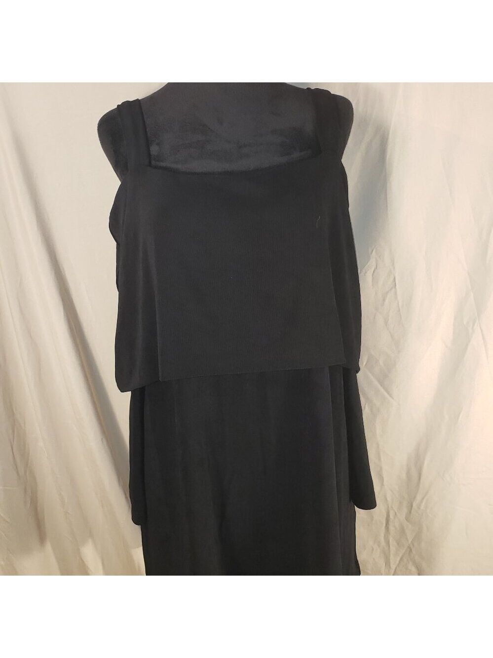 NWT Chico's Travelers Black Open Shoulder Long Sleeve Top - Chico's 3